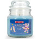 Bougie Haribo Fluffy Clouds en petite jarre, parfum léger et gourmand pour une ambiance douce et réconfortante.