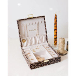 COFFRET A BIJOUX ANNE LEOPARD