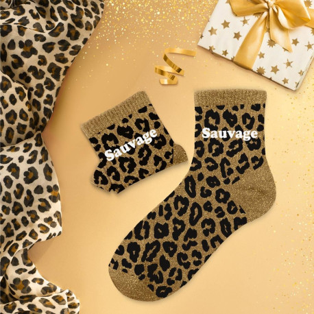 CHAUSSETTES LEOPARD SAUVAGE