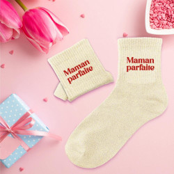CHAUSSETTES A PAILLETTES MAMAN PARFAITE