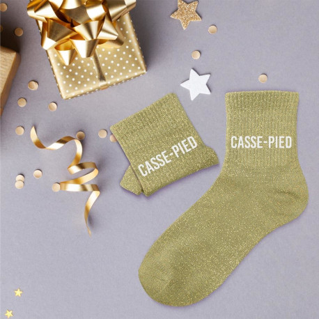 CHAUSSETTES PAILLETTES CASSE PIED