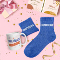 COFFRET MUG+CHAUSSETTES PAILLETTES EMMERDEUSE
