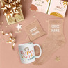 COFFRET MUG+CHAUSSETTES PAILLETTES DOUCE MAMIE