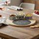 PLAT APERITIF ROND 3 RAVIERS