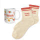 COFFRET MUG+CHAUSSETTES PAILLETTES MAMIE CHÉRIE