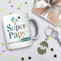 COFFRET MUG+PORTE CLÉS SUPER PAPY