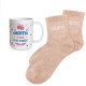 COFFRET MUG+CHAUSSETTES PAILLETTES COCOTTE