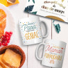 COFFRET DE MUGS MAMAN PAPA GENIAL