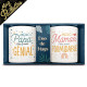 COFFRET DE MUGS MAMAN PAPA GENIAL