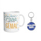 COFFRET MUG+PORTE CLÉS MEILLEUR PAPA