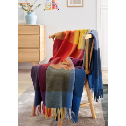PLAID BRIGHT SQUARE 130X170