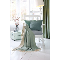 PLAID SALVIA CREME 130X170