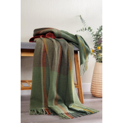 PLAID SHEFFIELD GREEN 130X170