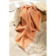 PLAID BORAS ORANGE 130X180