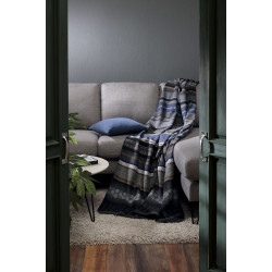 PLAID DARK ELEMENTS 150X200