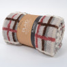 SHERBA PLAID ECOSSAIS GRIS 130X170