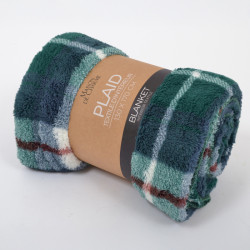 SHERBA PLAID ECOSSAIS VERT 130X170