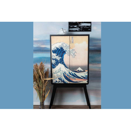 MEUBLE HAUT 2 PORTES HOKUSAI