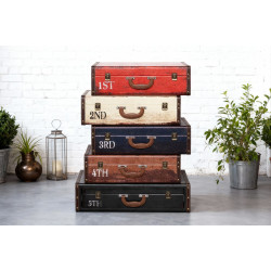 MEUBLE VALISE 5 TIROIRS DÉCALÉS