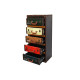 MEUBLE VALISE 5 TIROIRS