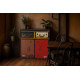MEUBLE VALISE 2 TIROIRS & 2 PORTES
