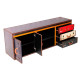 MEUBLE VALISE TÉLÉ 2 PORTES & 3 TIROIRS