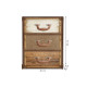 MEUBLE VALISE 3 TIROIRS