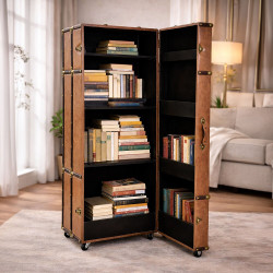 MALLE DE RANGEMENT & BIBLIOTHÈQUE
