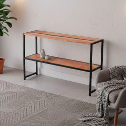CONSOLE 1 ÉTAGÈRE ACACIA