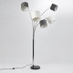 LAMPADAIRE Métal Chromé 200cm E14