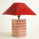 ALIBORO Lampe à poser métal 35cm E27