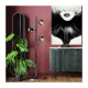 CALOTTA lampadaire chromé 151cm E14