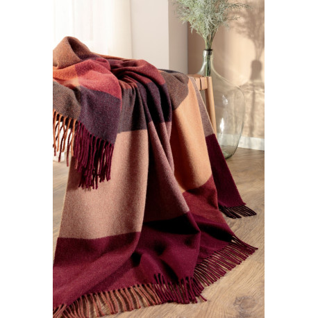 PLAID PLEASANT RUBY 130X170