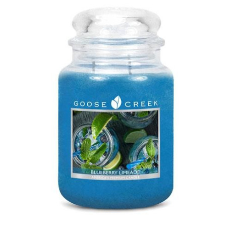 Bougie parfumée GOOSE CREEK grande jarre  LIMONADE A LA MYRTILLE