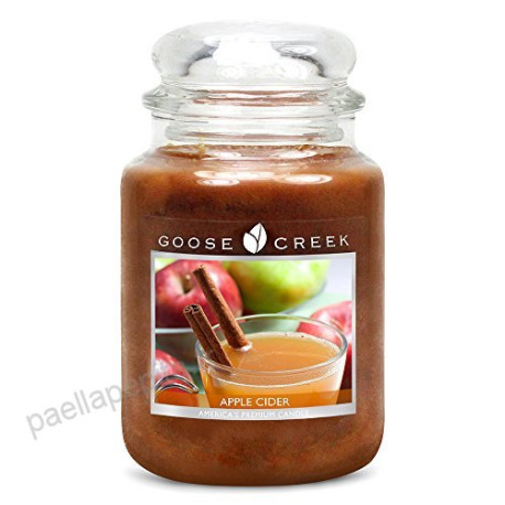 Bougie parfumée GOOSE CREEK grande jarre CIDRE DE POMMES 