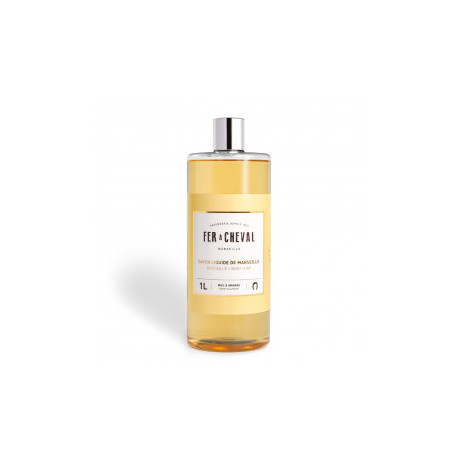 SAVON LIQUIDE PARFUMÉ MIEL & AMANDE 1 L Fer a Cheval