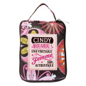 SAC Cabas pliable personnalisé prénom CINDY