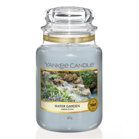 Bougie parfumée grande jarre Yankee Candle JARDIN D'EAU
