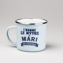MUG MÉTAL personnalisé MARI