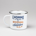 MUG MÉTAL personnalisé TENNISMAN