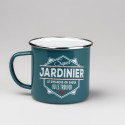 MUG MÉTAL personnalisé  JARDINIER