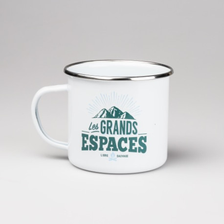 MUG MÉTAL LES GRANDS ESPACES