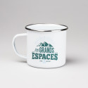 MUG MÉTAL personnalisé LES GRANDS ESPACES
