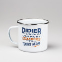 MUG MÉTAL personnalisé DIDIER