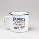 MUG MÉTAL personnalisé FABRICE