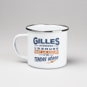MUG MÉTAL personnalisé GILLES