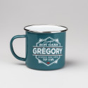 MUG MÉTAL personnalisé GREGORY