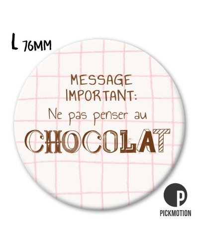 MANNET NE PAS PENSER AU CHOCOLAT