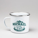 MUG MÉTAL personnalisé prénom MICHAEL