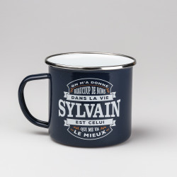MUG MÉTAL personnalisé SYLVAIN